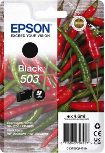 Inktcartridge Epson 503 T09Q14 zwart 1 Stuk