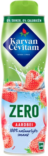 Siroop Karvan Cevitam aardbei 0 suiker 600ml 600 Milliliter