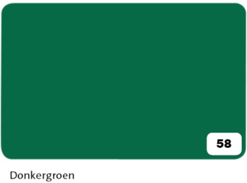 Fotokarton Folia 2z 50x70cm 300gr nr58 donkergroen 1 Stuk