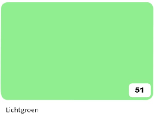 Fotokarton Folia 2z 50x70cm 300gr nr51 lichtgroen 1 Stuk