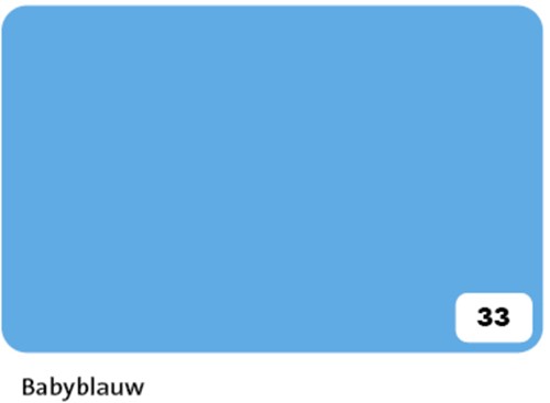 Fotokarton Folia 2z 50x70cm 300gr nr33 babyblauw 1 Stuk
