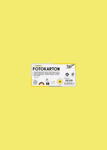 Fotokarton Folia 300gr 50x70cm 12 citroengeel 1 Stuk