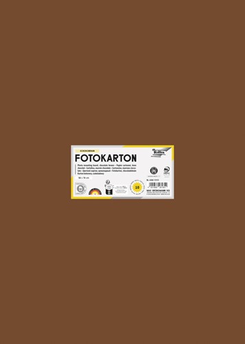Fotokarton Folia 300gr 50x70cm 85 chocoladebruin 1 Stuk