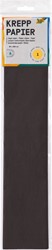 Crepepapier Folia 50x250cm 10vel 199 zwart 1 Stuk