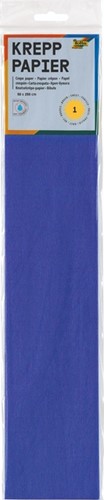Crepepapier Folia 50x250cm 10vel 128 briljantblauw 1 Stuk