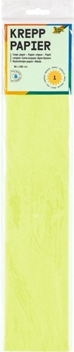 Crêpepapier Folia 250x50cm nr145 lichtgroen 1 Stuk