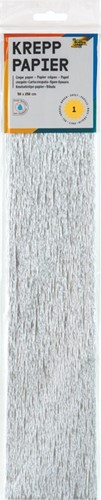 Crêpepapier Folia 250x50cm nr9126 zilver 1 Stuk