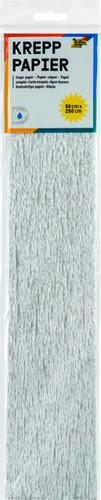 Crêpepapier Folia 250x50cm nr9126 zilver 1 Stuk-2