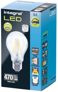 Ledlamp Integral E27 2700K warm wit 3.4W 470lumen 1 Stuk-2