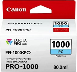 Inktcartridge Canon PFI-1000 foto blauw 1 Stuk
