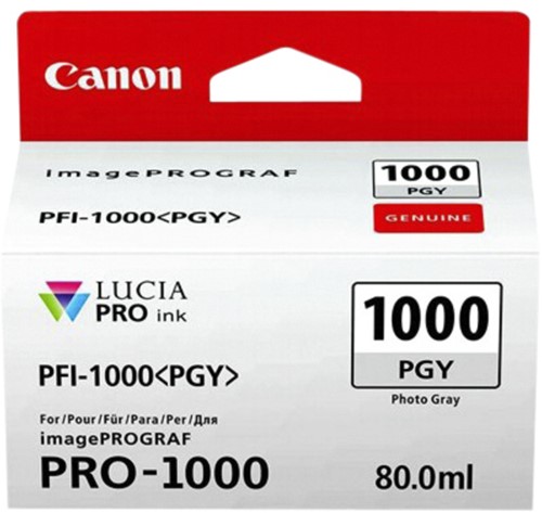 Inktcartridge Canon PFI-1000 foto grijs 1 Stuk