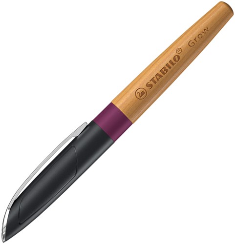 Vulpen STABILO Grow M pruimenrood/kersen 1 Stuk