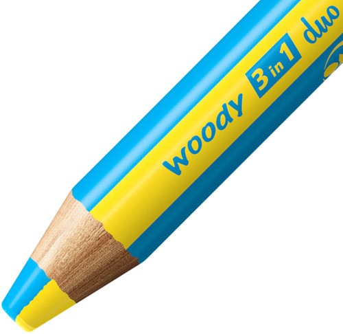 Kleurpotlood STABILO 882 woody 3 in 1 6st assorti 6 Stuk-3