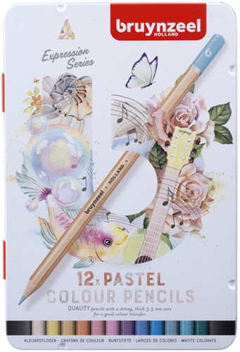 Kleurpotlood Bruynzeel Expression 12 stuks pastel 12 Stuk