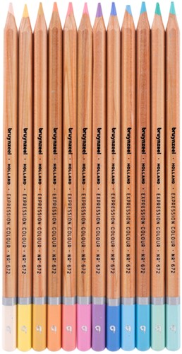Kleurpotlood Bruynzeel Expression 12st pastel 12 Stuk-2