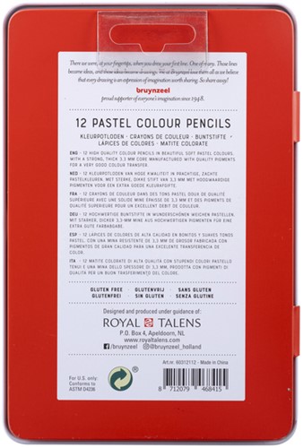 Kleurpotlood Bruynzeel Expression 12 stuks pastel 12 Stuk-3
