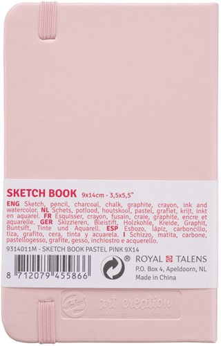 Schetsboek Talens Art Creation 90x140mm roze 1 Stuk-2