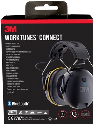 Oorkap 3M Worktunes Connect Bluetooth tech 1 Stuk