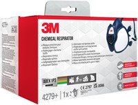Masker 3M chemische stoffen FFABEK1 P3 D filters 1 Stuk-3