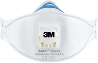 Stofmasker 3M Aura 9322 FFP2  ventiel 2st 2 Stuk-3