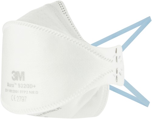 Stofmasker 3M Aura FFP2 KN95 zonder ventiel 3 st 3 Stuk-4