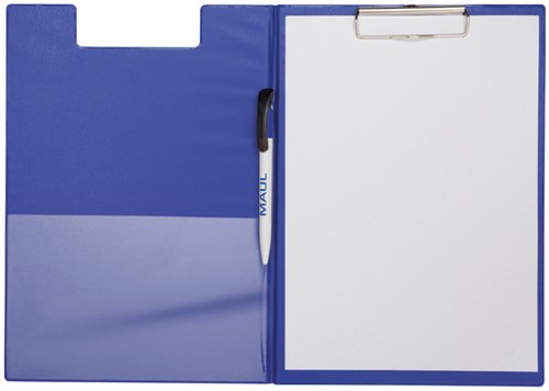 Klembordmap MAUL poly A4 staand PP-folie blauw 1 Stuk-3