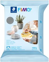 Boetseerklei Staedtler Fimo air 1kg grijs 1 Stuk
