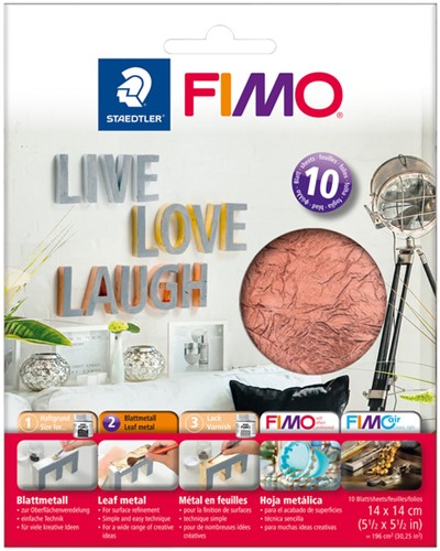 Bladmetaal Fimo Staedtler koper 10 vel 10 Stuk