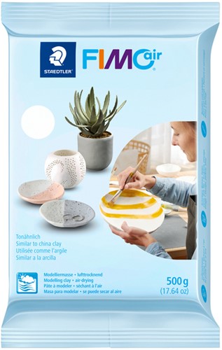 Boetseerklei Staedtler Fimo air 500gr wit 1 Stuk