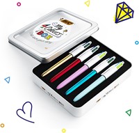 Balpen Bic 4kleuren My Bic in blik M assorti 5 Stuk-3