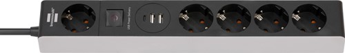 Stekkerdoos Brennenstuhl 5vdig USB C Power 1.5m gs 1 Stuk