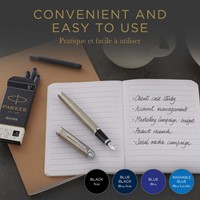 Inktpatroon Parker Quink blauwzwart 5 Stuk-3
