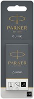 Inktpatroon Parker Quink zwart 10 Stuk