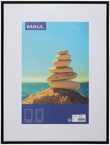 Fotolijst MAUL art 30x40cm kunststof zwart 1 Stuk