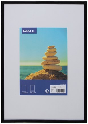 Fotolijst MAUL art 21x30cm kunststof zwart 1 Stuk
