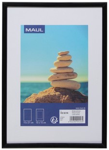 Fotolijst MAUL art 15x21cm kunststof zwart 1 Stuk