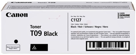 Tonercartridge Canon T09 zwart 1 Stuk