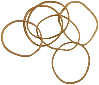 Elastiek Standard 14 50x1.5mm 1kg 5333st bruin 1 Kilogram