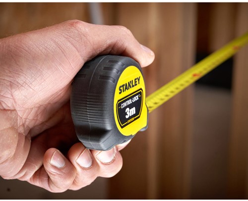 Rolmaat Stanley Control-Lock 3 meter 19mm 1 Stuk-2