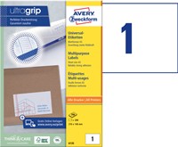 Etiket Avery 6135 210x145mm wit 200stuks 200 Vel-2