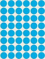 Etiket Avery 3375 rond 18mm blauw 1056stuks 22 Vel-2