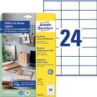 Etiket Avery LR3475-10 70x36mm recycled wit 240st 10 Vel-2