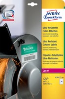 Etiket Avery L7912-10 63.5x33.9 polyester wt 240st 10 Vel