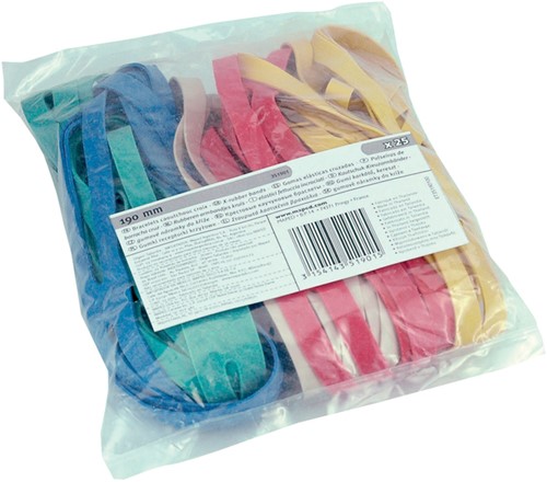 X-elastiek Maped 190mm ass kleuren 25 Stuk