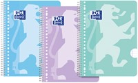 Collegeblk Oxf School A4+ ln 23gaats 160pag pastel 3 Stuk