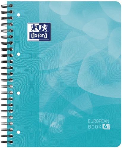 Projectbk Oxf School A4+ ln 4g 240pag 80gr aqua 1 Stuk