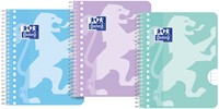 Collegeblk Oxf School A5+ ln 17gaats 160pag pastel 3 Stuk