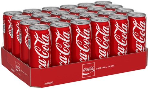 Frisdrank Coca Cola Regular blik 330ml 330 Milliliter-2