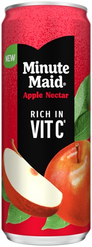Frisdrank Minute Maid appelsap blik 330ml 330 Milliliter