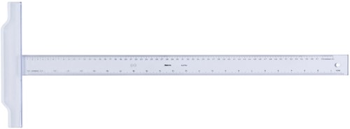 Tekenhaak Aristo GeoCollege 60cm transparant 1 Stuk